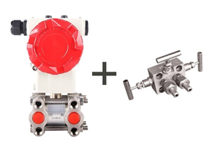 Install differential pressure sensor using three valves manifold