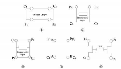 Pressure sensor several wiring methods schematic diagram