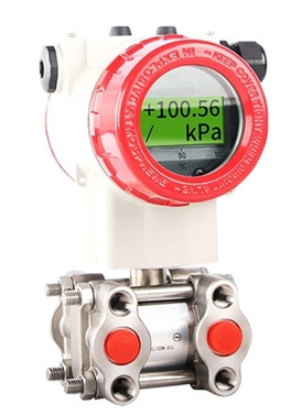 Differential pressure sensor for differential pressure measurement